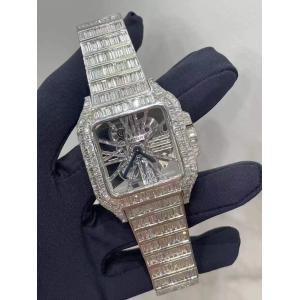 China Custom Moissanite Watches Custom ice cube watch Chinese ice cube watch manufacturer supplier