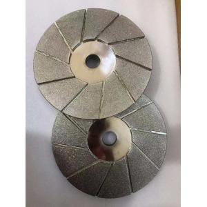 Flat Shaped Diamond Sharpening Wheel / Diamond Grinding Disc Standard Viscosity