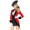 China Military Red Coat Womens Sexy Costumes Halloween Party Dress wholesale