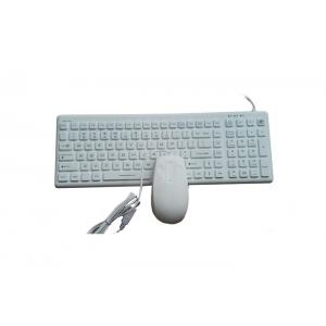 Magnetic Medical / Industrial Keyboard Mouse Combo IP68 Siicone Material