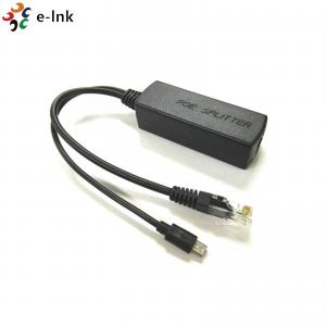 China Enterprise PoE Power Splitter 1000Mbps Gigabit 5V 2A With Micro USB Type C Port supplier
