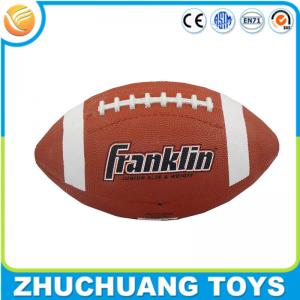 China cheap kids toy rubber american football equipment wholesale supplier