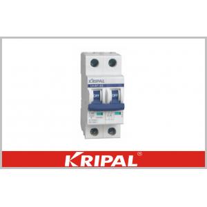 China UKB7 2P Mini Circuit Breaker Automatically Operated Electrical Switch B / C / D Curve supplier