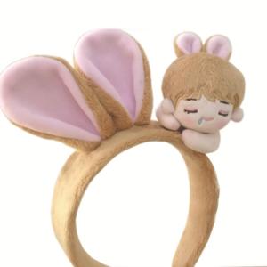 Three Dimensional Plush Cute Face Wash Headband