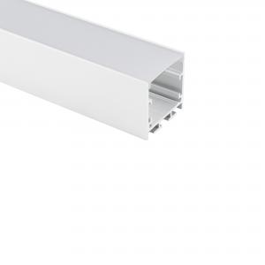 Light Housing Led Extruded Aluminum Channel With PC Cover Endcaps Clip