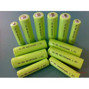 China Green 1.2V DVD NIMH Rechargeable Battery AA 2700mAh With ROHS supplier