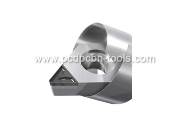 Chipbreaker Tipped PCD Inserts / Heat Assistance Pcd Diamond Cutting Tools