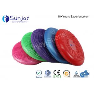 Sunjoy Inflatable Yoga Exercise Fitness Balance Training Office Seat Relax Massage Stability Wobble Balance Board Pad