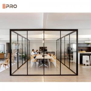 Meeting Room Restaurant Smart Glass Partition Wall Aluminum Interior Divider 8mm