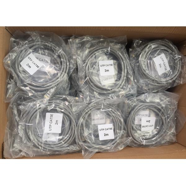 UTP CAT5E LANケーブル パッチのケーブル長OEM 1M渡される2M高速1000Mの肝蛭テスト