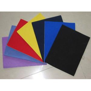 China Black 100% Virgin Neoprene Rubber Sheet / Industrial Grade Neoprene Lining supplier