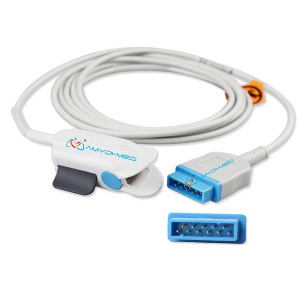 Amydi-med GE Heart Rate Sensor Reusable SpO2 Pulse Oximeter USB SpO2 Sensor Cable