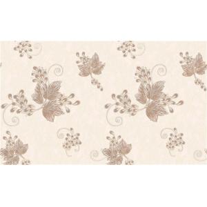 Beautiful Flower Design Deep Embossed Wallpaper For Walls Decor , Italy Style