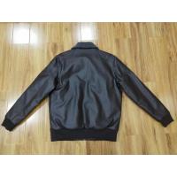 China Men'S Cotton Padded Jacket Winter Faux Leather Pu Motorcycle on sale