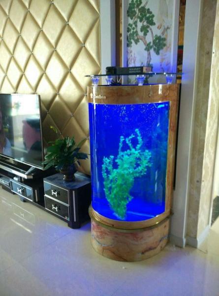 semi-circle aquarium, fish tank, custom made according to your sizes, factory price and excellent service