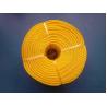 China 3 Strand High Strength PP Monofilament Twisted Rope For Packing Yellow Color wholesale