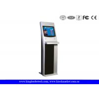 China 19Inch SAW Touch Screen Free Standing Kiosk Stand For Coffee Bar on sale