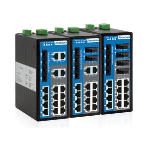 China interruptor industrial de Ethernet de 20 puertos con la vivienda del metal de la protección IP40 wholesale