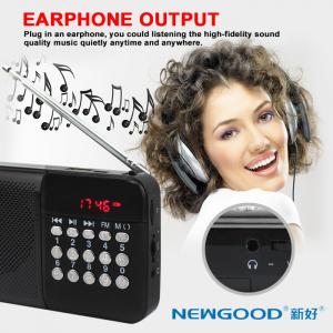 SD card plug in NEWGOOD digital radio music player speaker