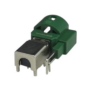 China FAKRA HSD LVDS Conector de 4 pines E-código Ángulo recto Tipo de montaje de PCB supplier