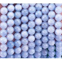 China Healing Energy Natural Dark Aquamarine Gemstone Beads For Jewelry Making on sale