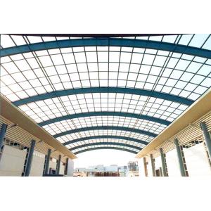 China Arch Roof Steel Frame Commercial Building Modern Steel Structures Painting Surface supplier