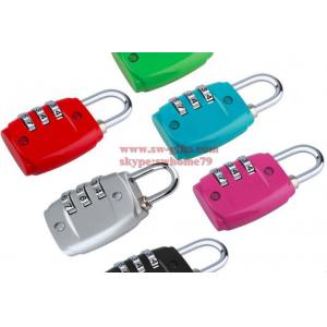 China Hot sale Zinc Alloy Security 3 Combination Travel Suitcase Luggage Code Lock Padlock supplier