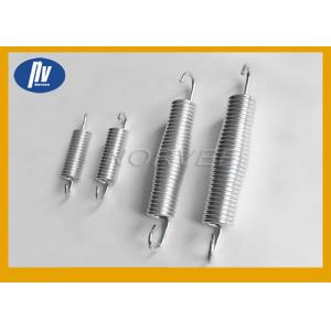 Yellow Zinc Plated Helical Torsion Spring Strong Stability With Left / Right Coils