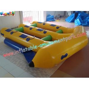 China Customized 0.9MM PVC Tarpaulin Inflatable Boat Toys Towable Flyfish For 6 Person Use supplier