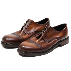 Bullock Men Formal Dress Shoes Fashion Brown Mens Leather Oxford Shoes