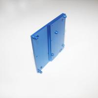 China Custom Aluminum Blue Anodizing Heat Sink Plate For Industry Products on sale