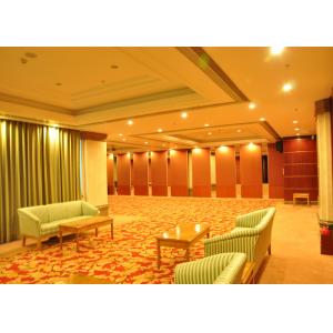 China Training Room Folding Divider Walls , Folding Wall Panels For Home Studio Recording supplier