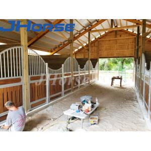 Safety Bamboo Board Horse Stable Box Horse Stall Panel With Sliding Door