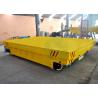 Warehouses transport motorized rail guided transfer cart for foundry plant