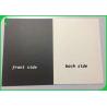 China 2mm 3mm Grey Back Laminated Black Paperboard Recycled For Archives Folders wholesale