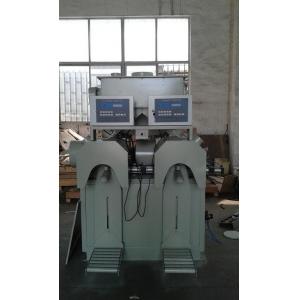 China Cement / Clay Dual Spout Valve Bag Filling Machine With Electric Control Cabinet supplier