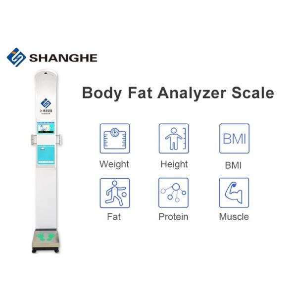 Eletronic Balance Body Composition Analyzer Machine , White Medical Body Composition Analyzer