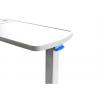 Movable Plastic Medical Overbed Table With Height Ajustable For Hospital Patient