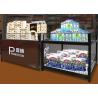 Two Layer Supermarket Display Shelving Supermarket Promotion Table With Storage