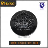 China High quality matt black alloy jeans button on sale