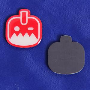 fantastic new design fridge magnet badge, soft magnet printing gift badge
