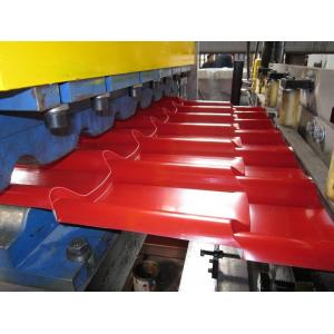China IBR / Corrugated Glazed Tiles 0.8mm Roof Roll Forming Machine supplier