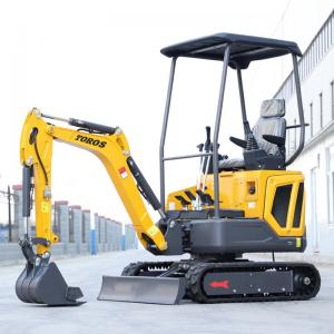 3060mm Total Length Compact Crawler Excavator 1 Ton With 8kn Maximum Excavation Force