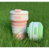 FDA Standard 350ML Bpa Free Collapsible Silicone Coffee Cup
