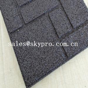 Crossfit safety insulation gym Interlocking flooring mat rubber tile for outdoor playground or indoor gym