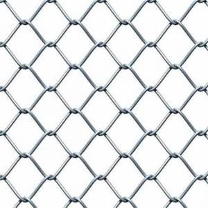 China Plastic Coated Chain Link Fence Fabric 9 Gauge Black Color supplier