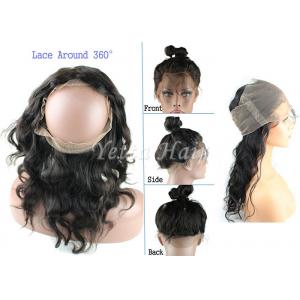 China 360 Lace Frontal Lace Top Closure Virgin Hair Body Wave Natural Hairline supplier