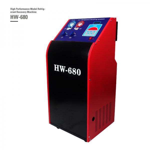 Pressure Protect 8HP AC Recycling Machine HW-680 R134a Refrigerant