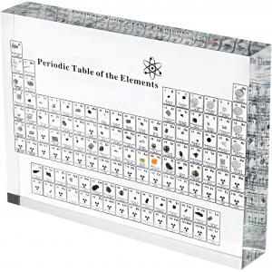 Craft Crystal Acrylic Building Block Design Periodic Table of Elements Real Material Craft School Education