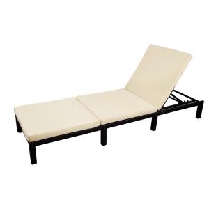 Patio al aire libre Chaise Lounges, Chaise Lounge Chair Anti Rust ajustable de H34cm B71cm